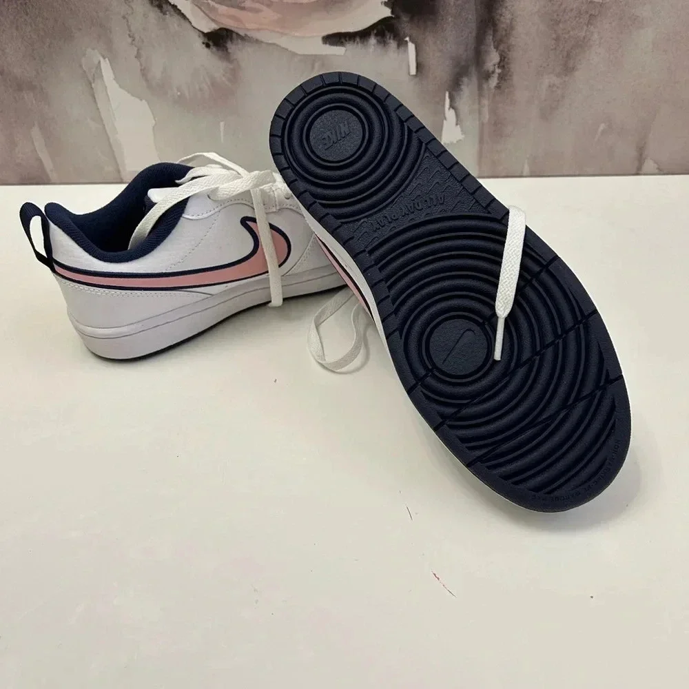 ! NIKE ~ Kids' Court Borough 2 Low Top Sneaker Big Kid (NWT)
